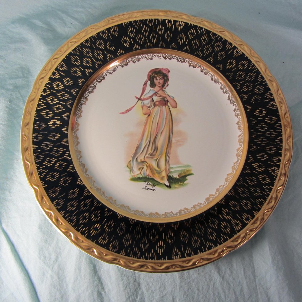 royal falconware Pinky Laurana plate Weatherby Hanley (W1864)